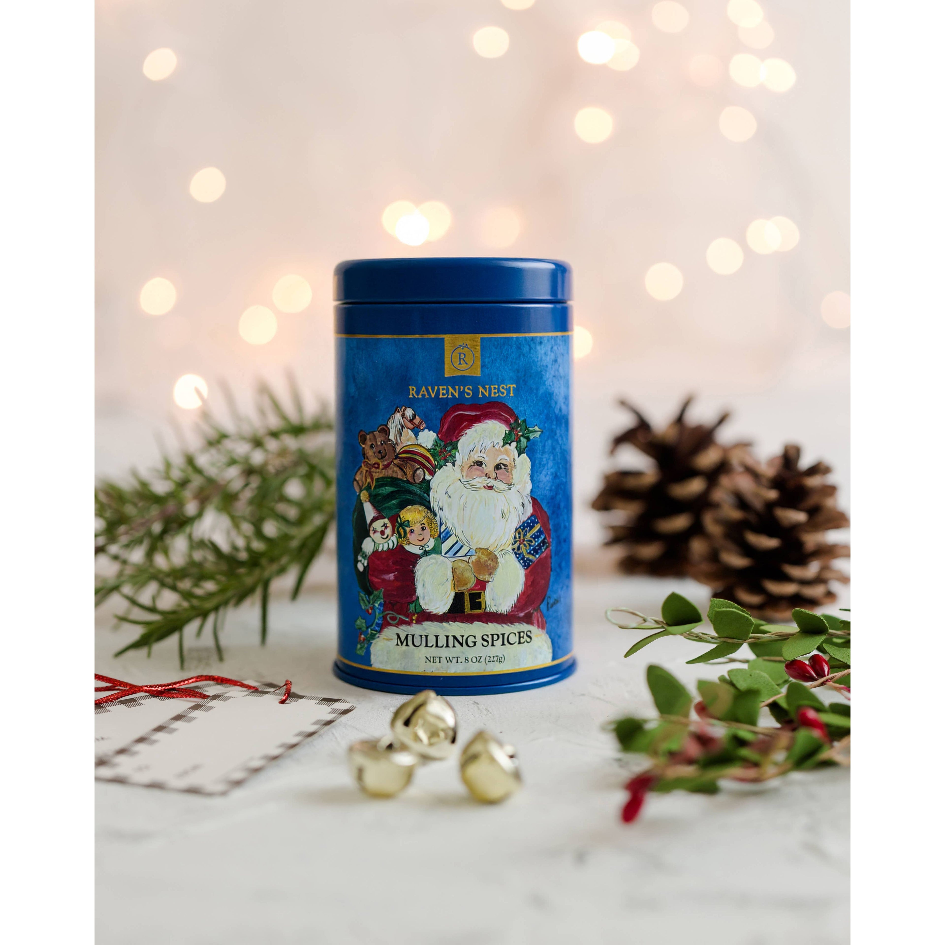 Raven's Nest Gourmet - NEW! Santa - Holiday Keepsake Tin