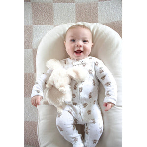 Organic 2-Way Zipper Footie | Brixy Bunny