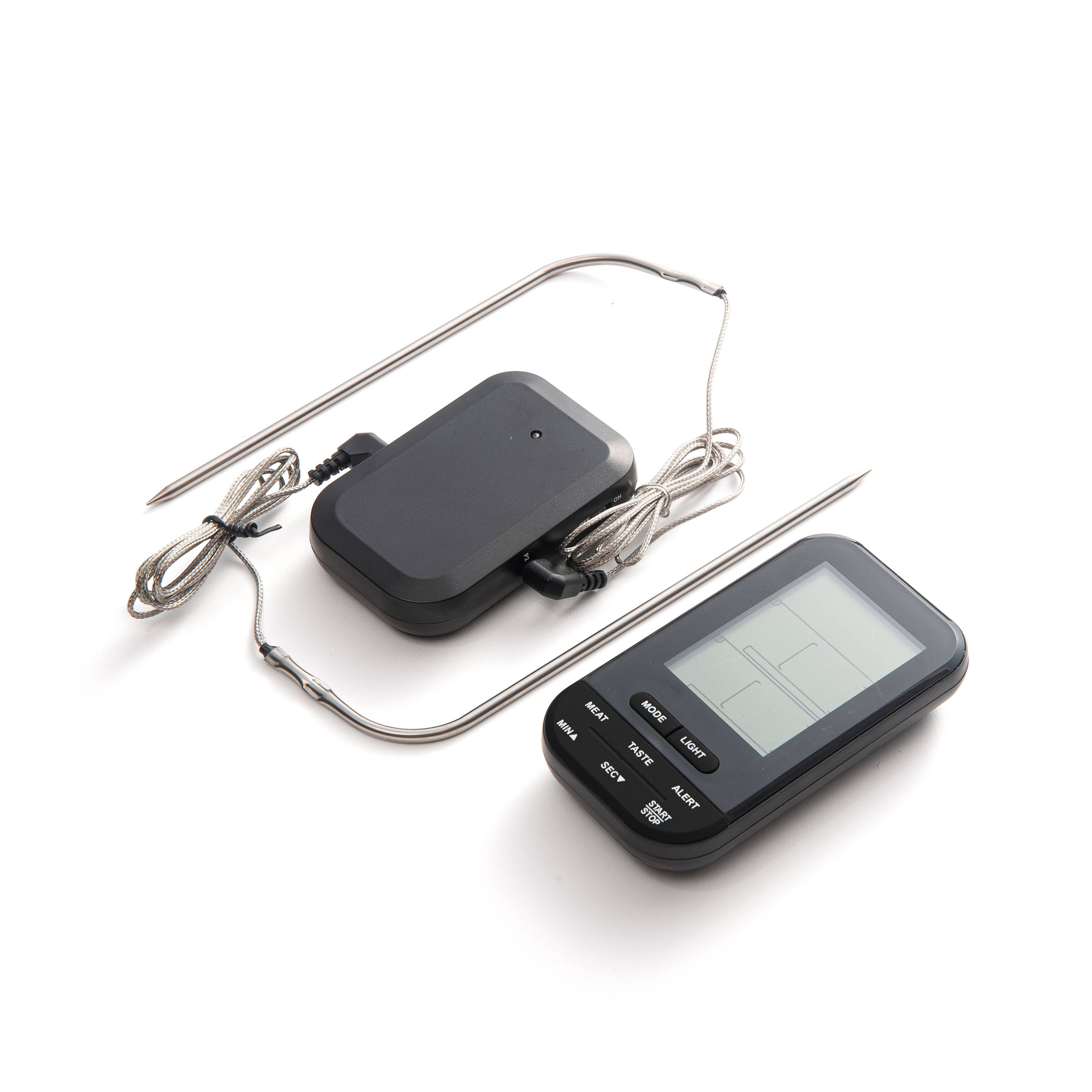 Fox Run Brands - Outset Digital Wireless Dual Probe BBQ Thermometer, 4.25"