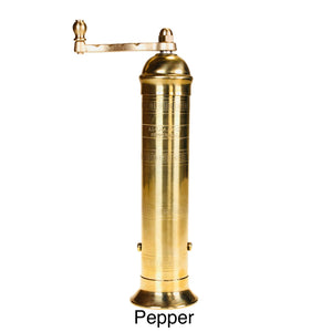The Original 'Brass Mill' | 9" Pepper Grinder