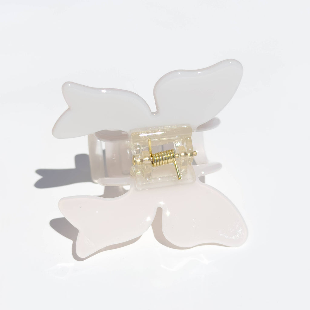 Butterfly Bow Hair Claw Clip | Pink