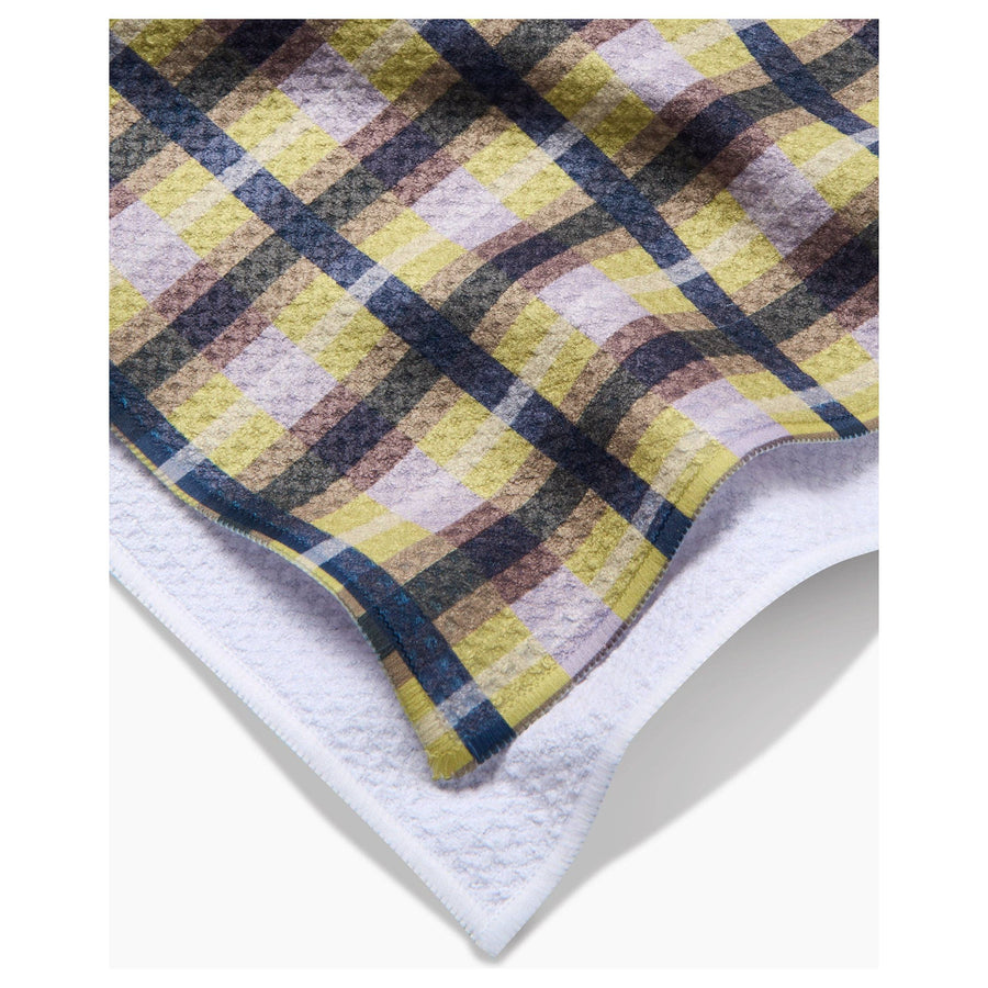 Geometry - Crossbarred Yellow Tea Towel