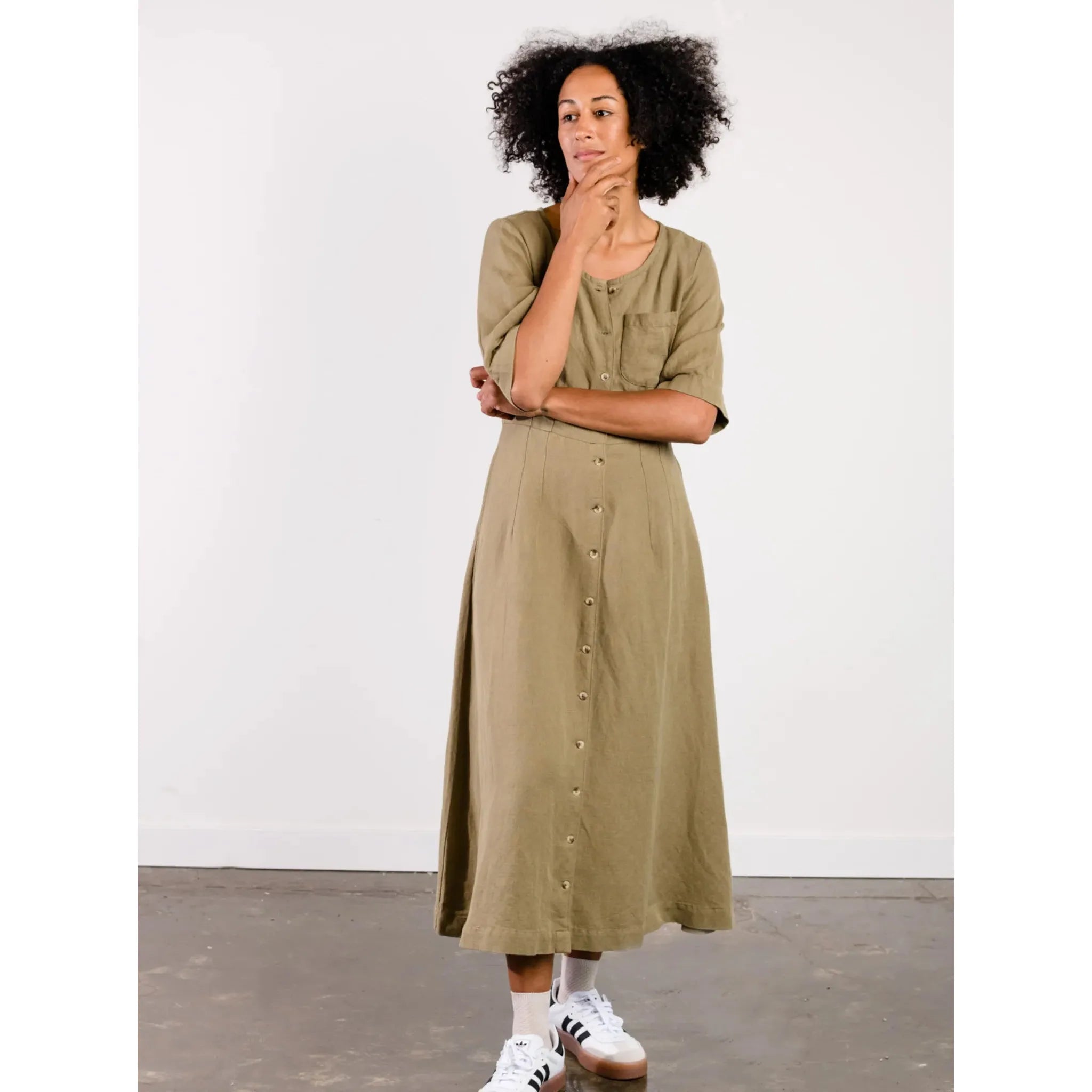 Sierra Utility Midi Dress