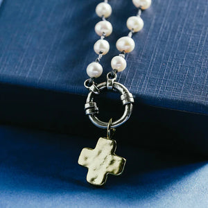 Life in Balance Cross Pendant