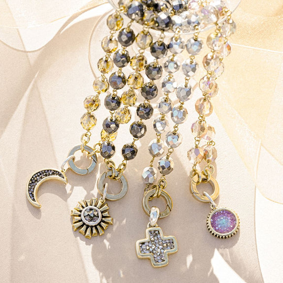 Kristal Life in Balance Cross Charm