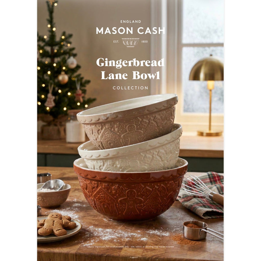 Mason Cash | LIMITED EDITION Gingerbread Lane Bowl - Ginger | (S12)