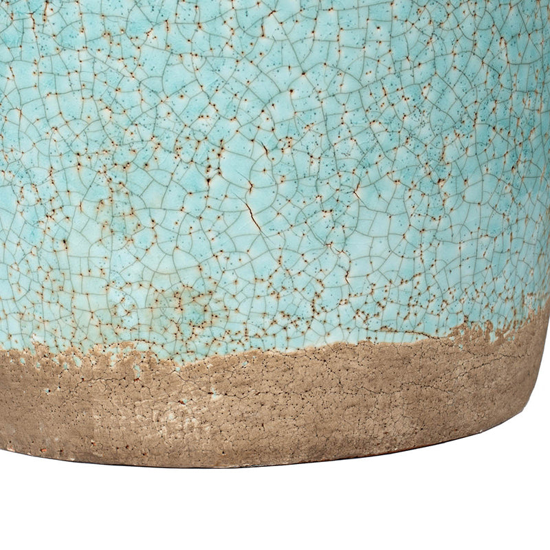Turquoise Terracotta Vase