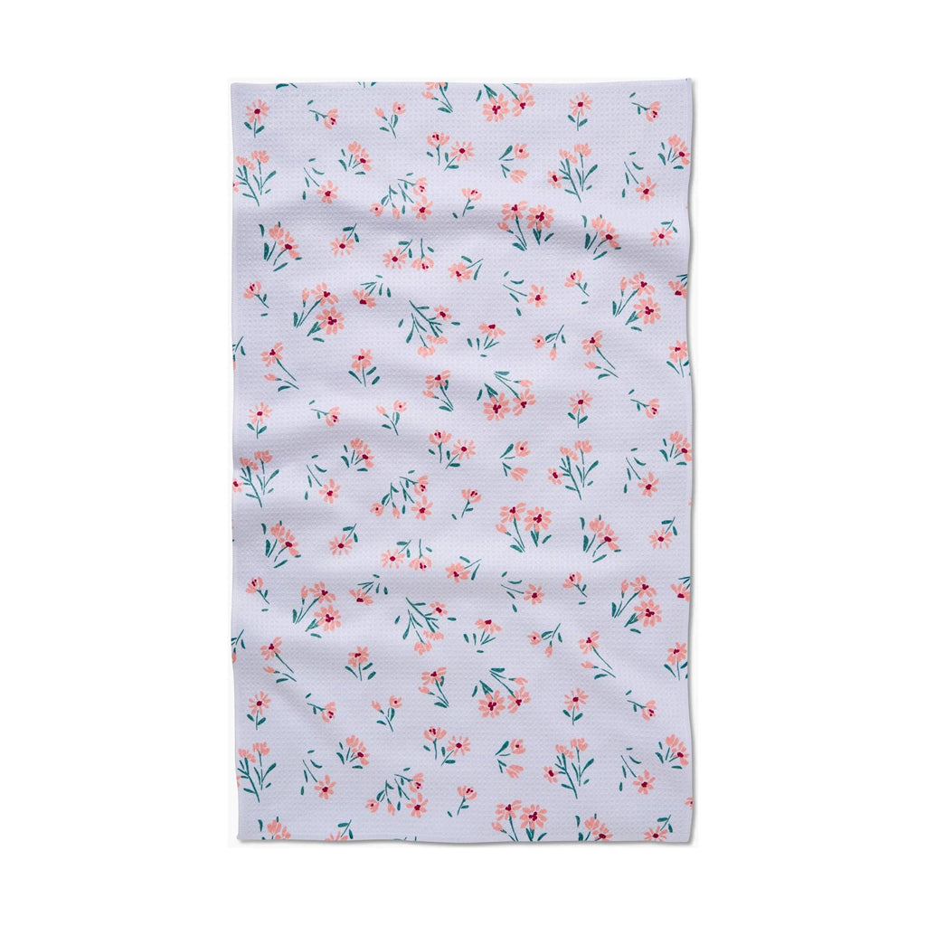 Geometry - Cottage Garden Tea Towel
