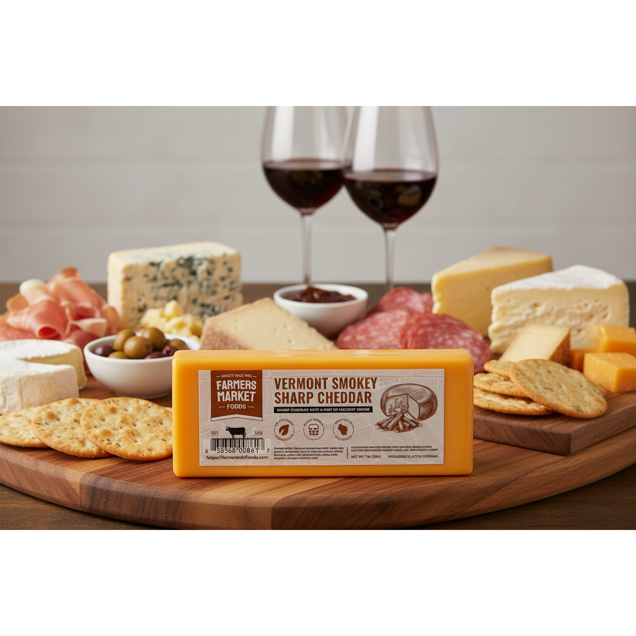 Vermont Smokey Sharp Cheddar (Shelf Stable)