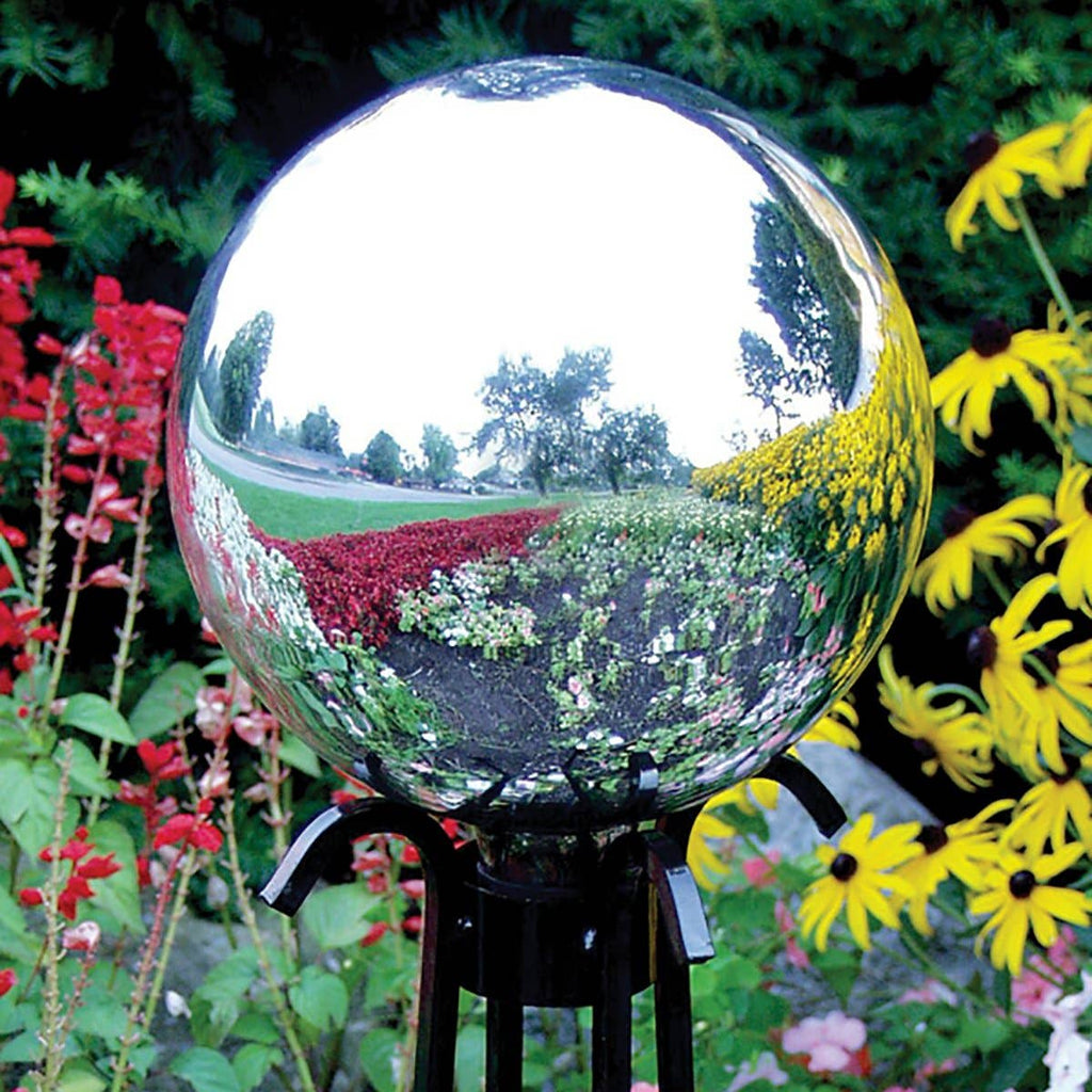 Victorian Silver Gazing Globe | 10”