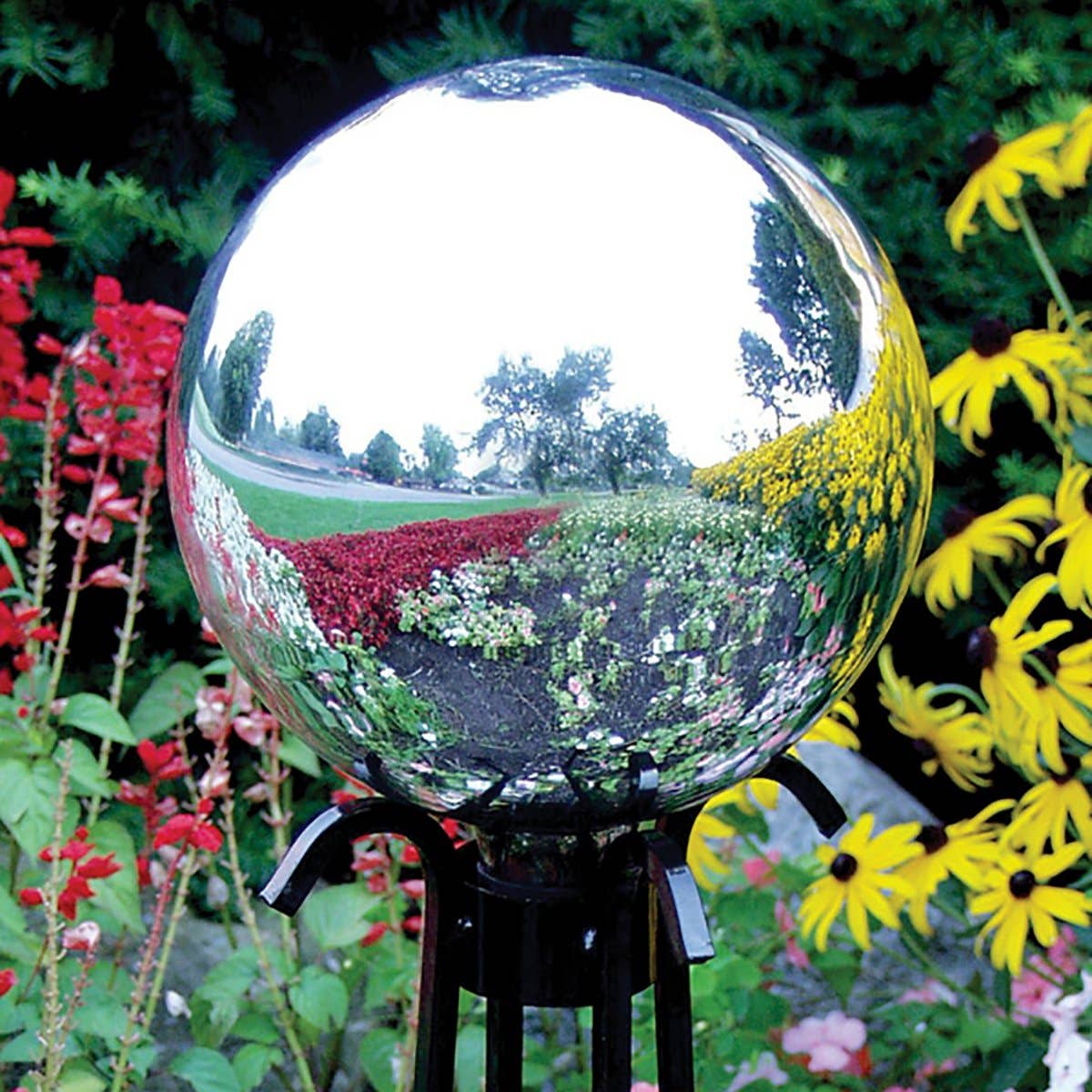 Victorian Silver Gazing Globe | 10”