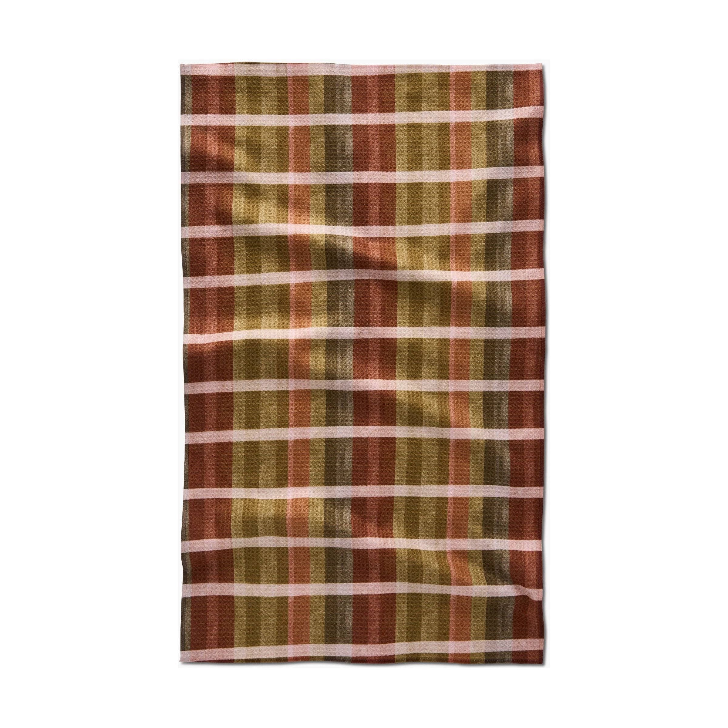 Geometry - Fall Harvest Stripes Tea Towel