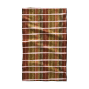 Geometry - Fall Harvest Stripes Tea Towel