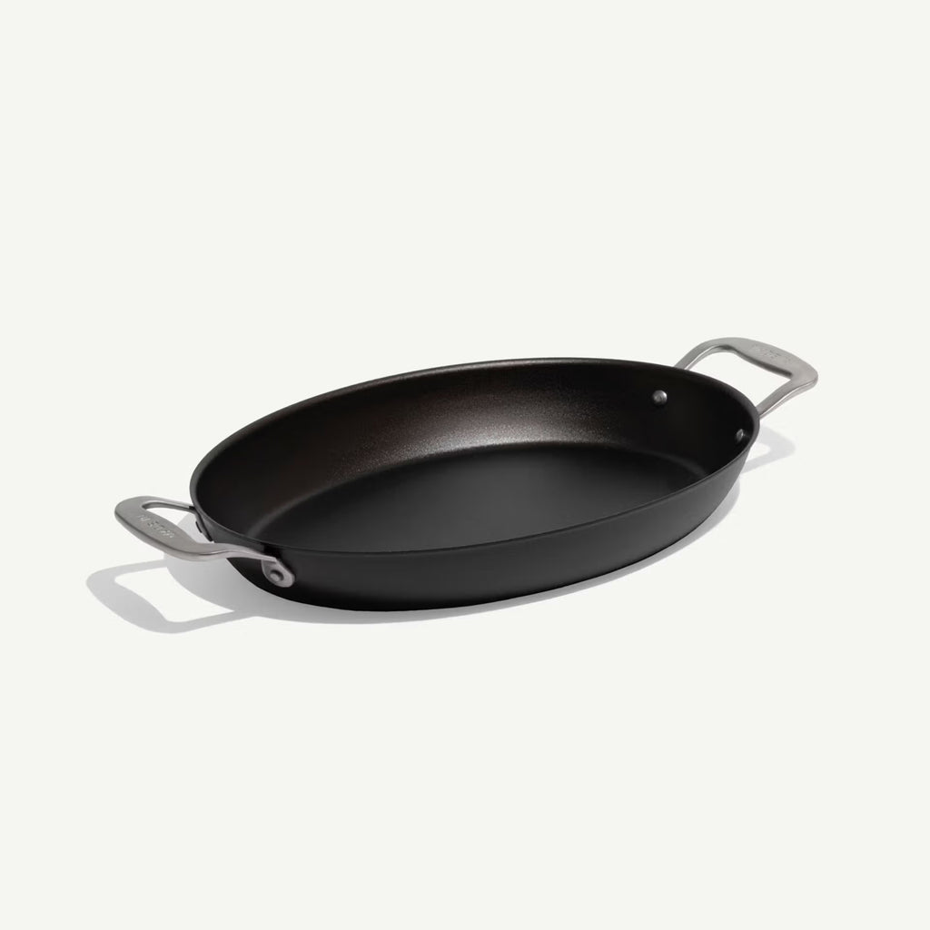 14" Seasoned Carbon Steel Gratin Dish