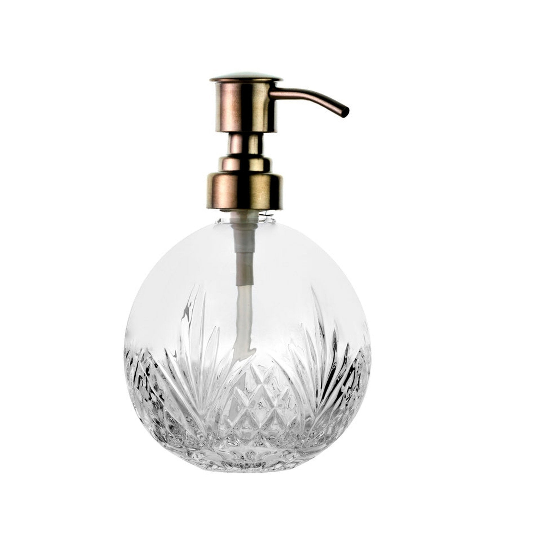 Dublin Crystal Soap Dispenser Clear
