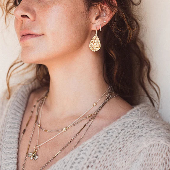Kristal Petal Earrings | Honeyglow