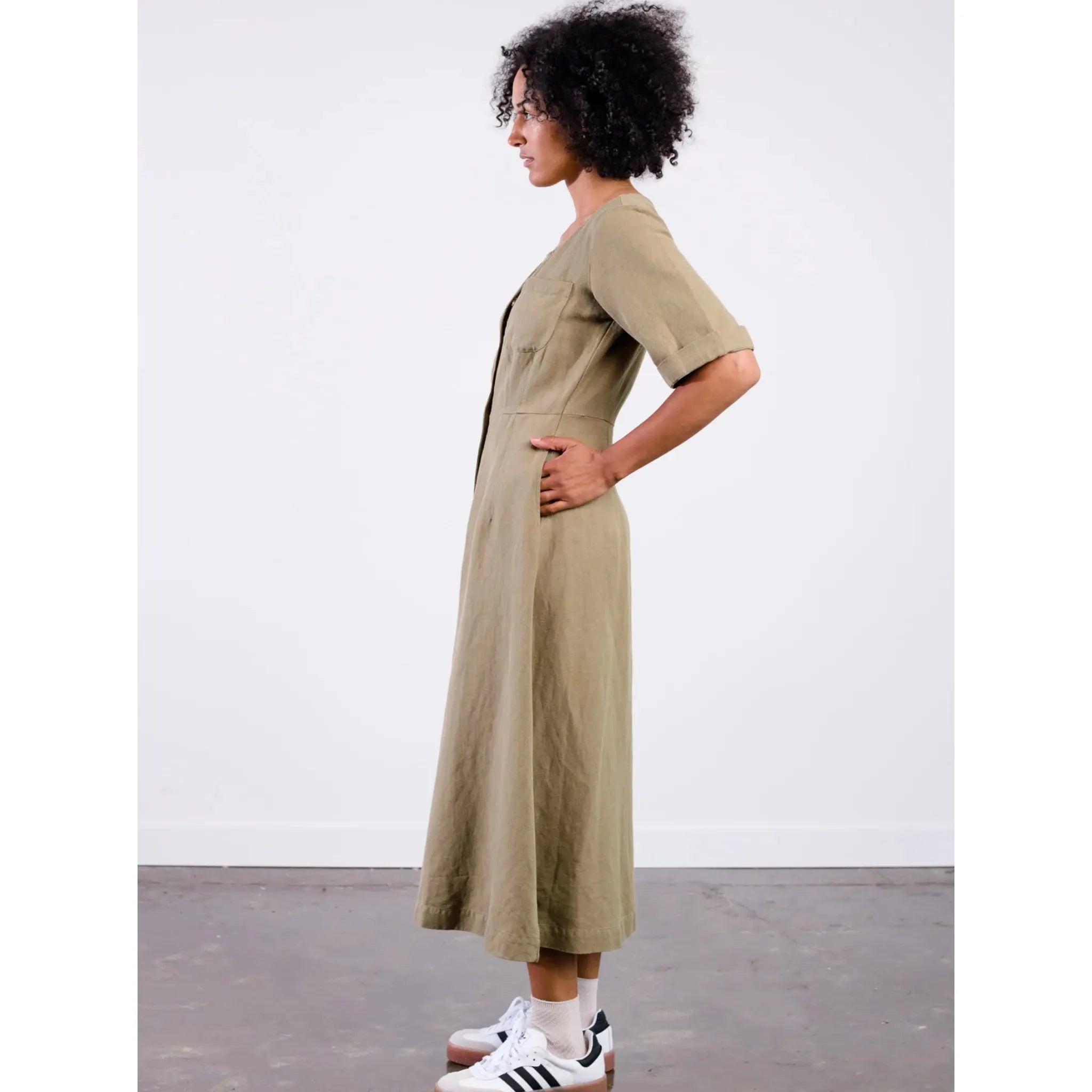 Sierra Utility Midi Dress