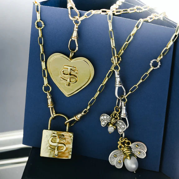 Everything Necklace - Ceramic Coated Brass - 16"