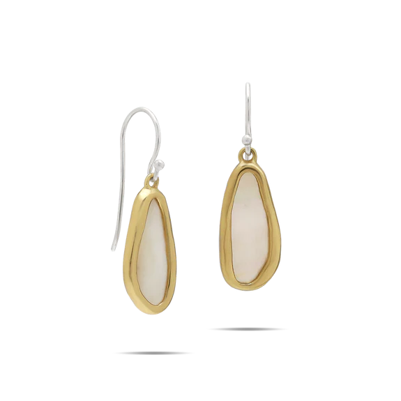 Petite Dream Traveler Drop Earrings  | Mother of Pearl