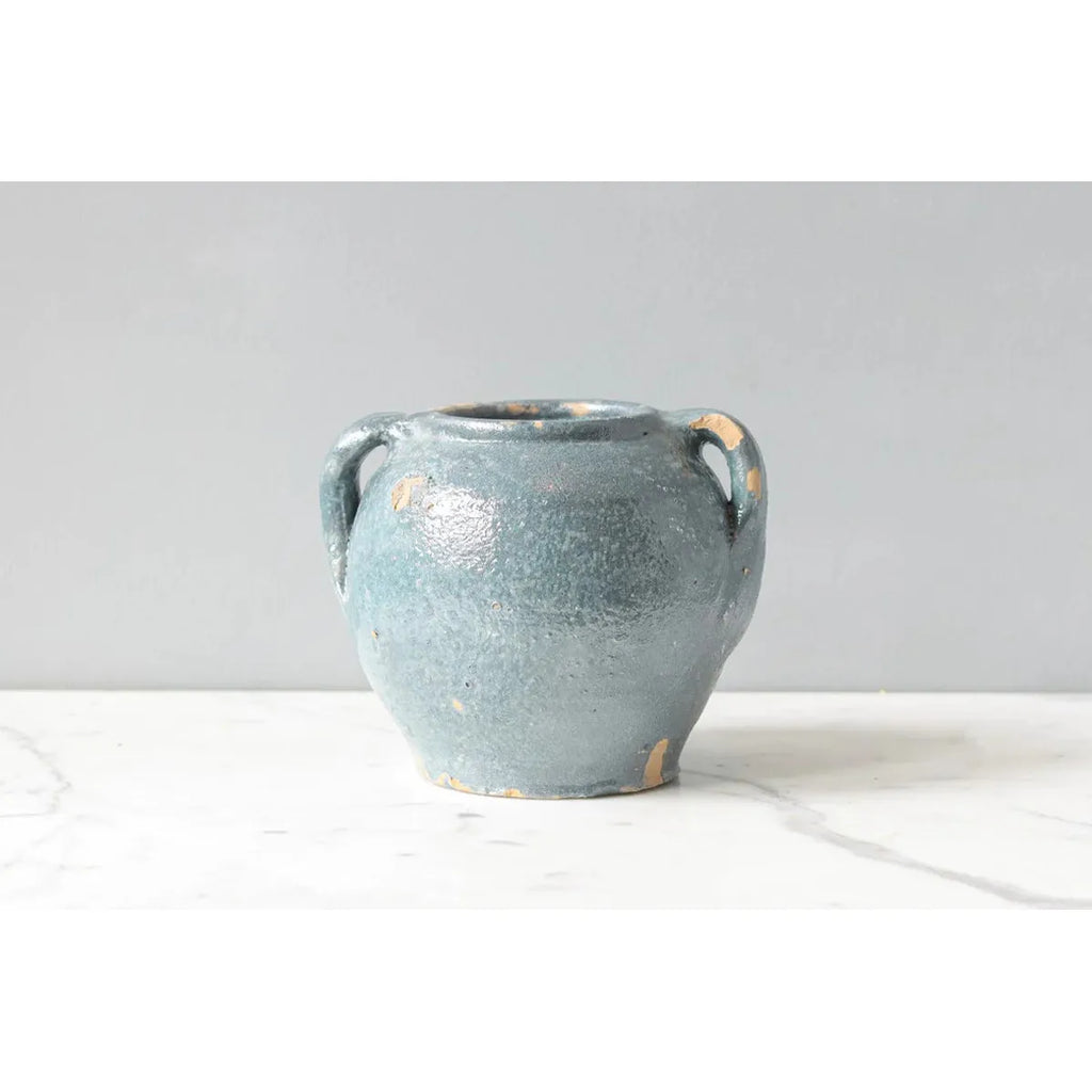 Found Confit Pot | Assorted Blues + Greens + Golds