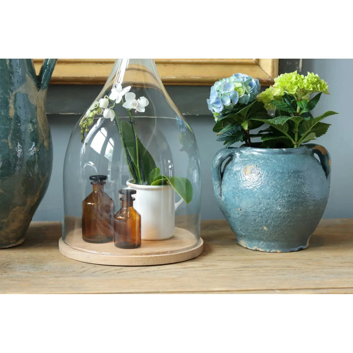 Found Confit Pot | Assorted Blues + Greens + Golds