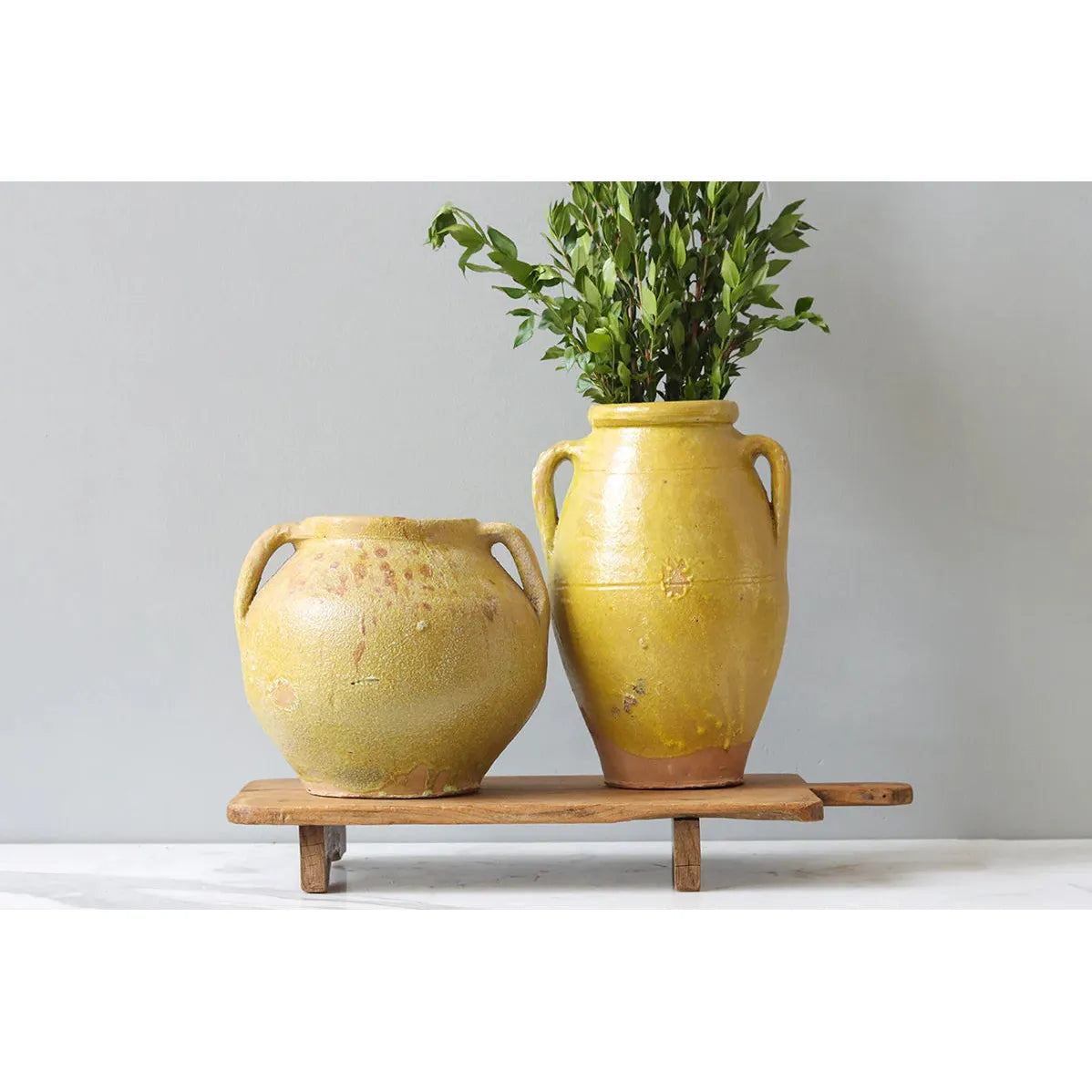 Found Amphora Pot | Assorted Yellow + Neutral Tones