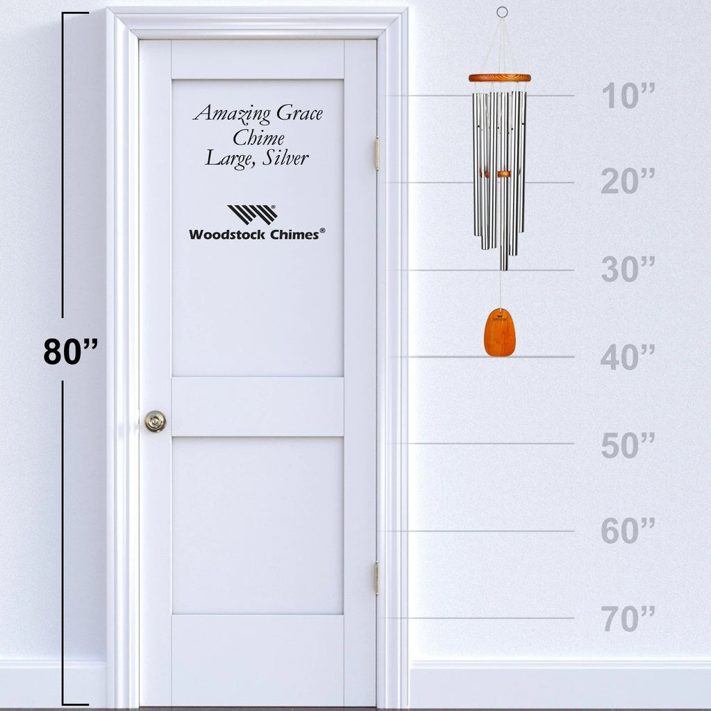 Amazing Grace Chime™ | Silver 40" | Large