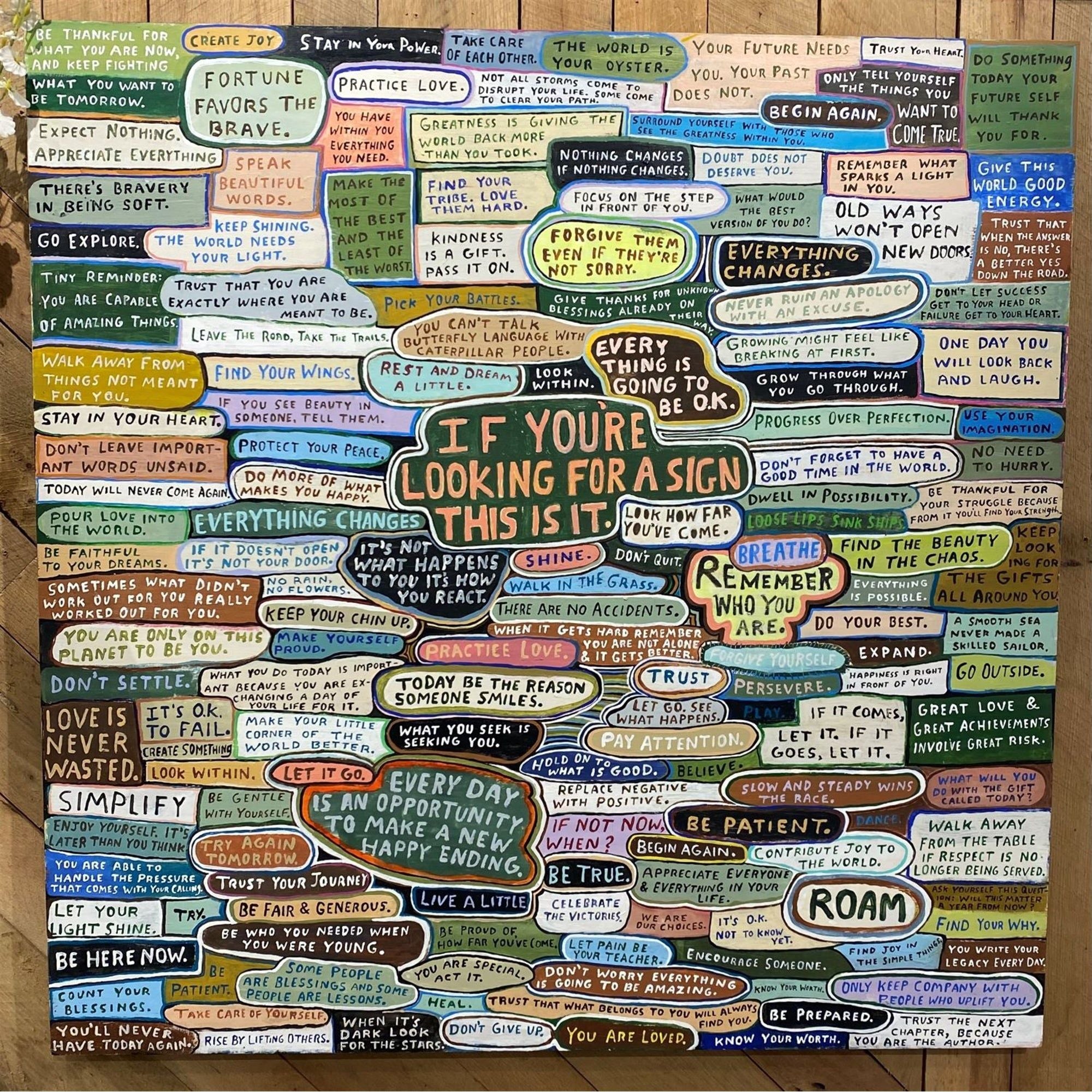 Art Print - If You Are Looking for a Sign