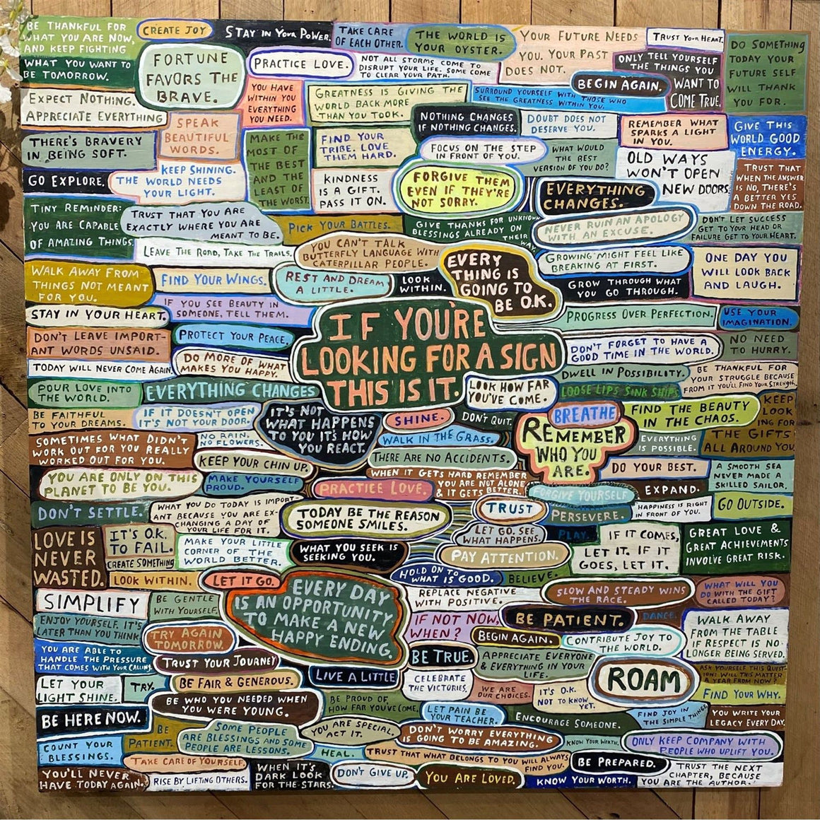 Art Print - If You Are Looking for a Sign