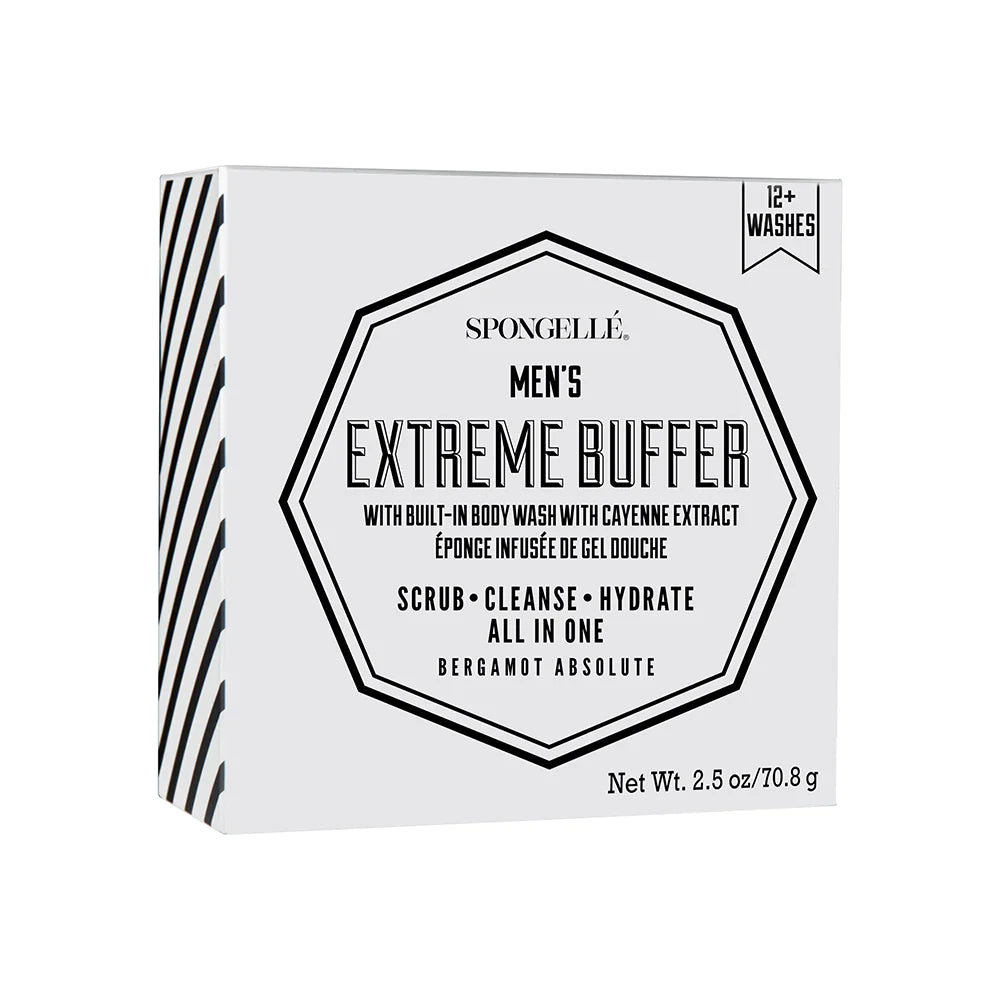 Mini Men's Body Wash Infused Buffers