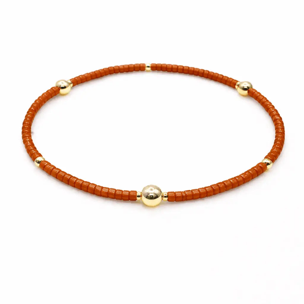 Game Day Gold Filled Waterproof Bracelet