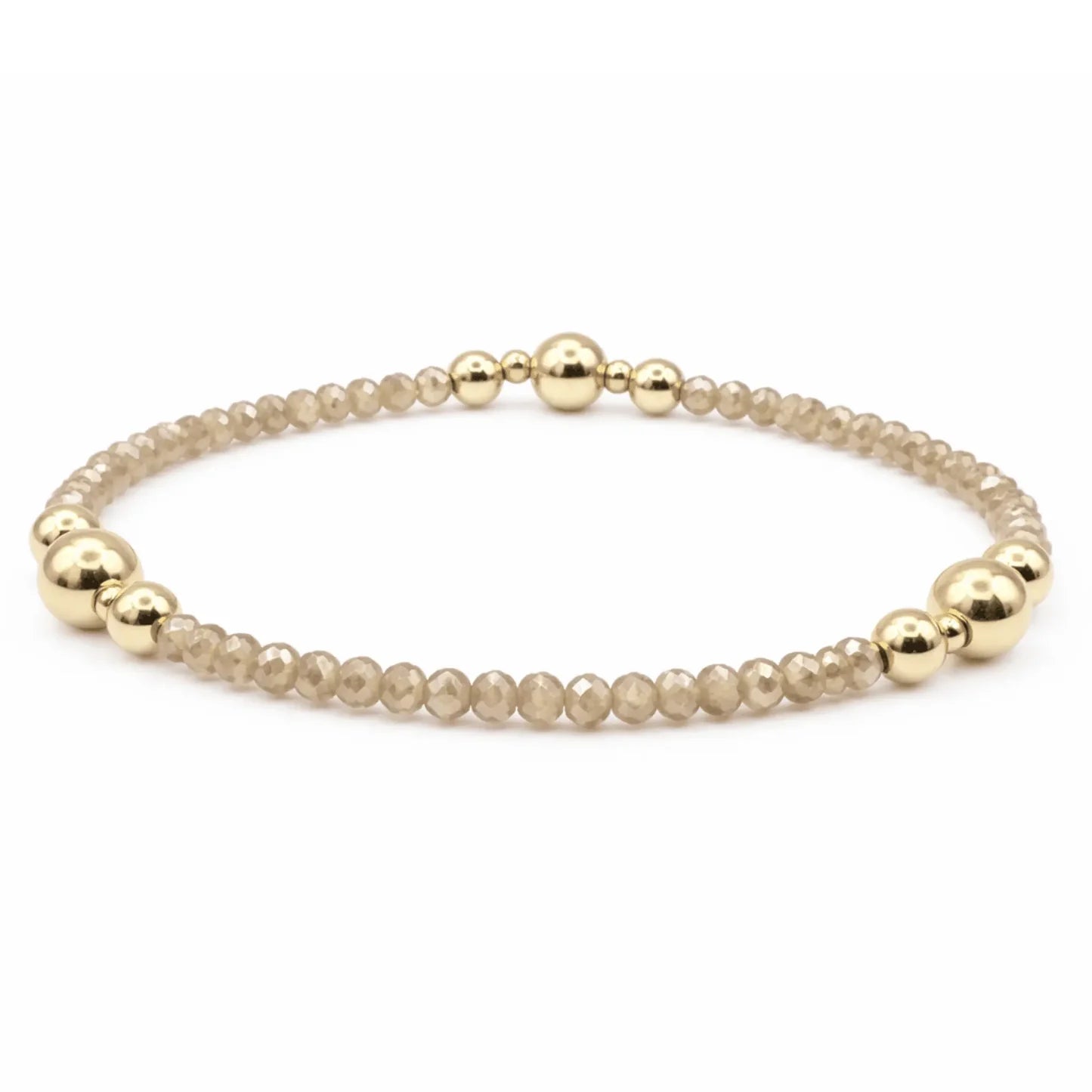 Nantucket Shimmer Gold Filled Beaded Bracelet