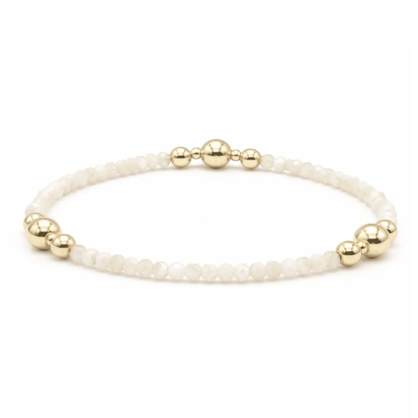Nantucket Shimmer Gold Filled Beaded Bracelet