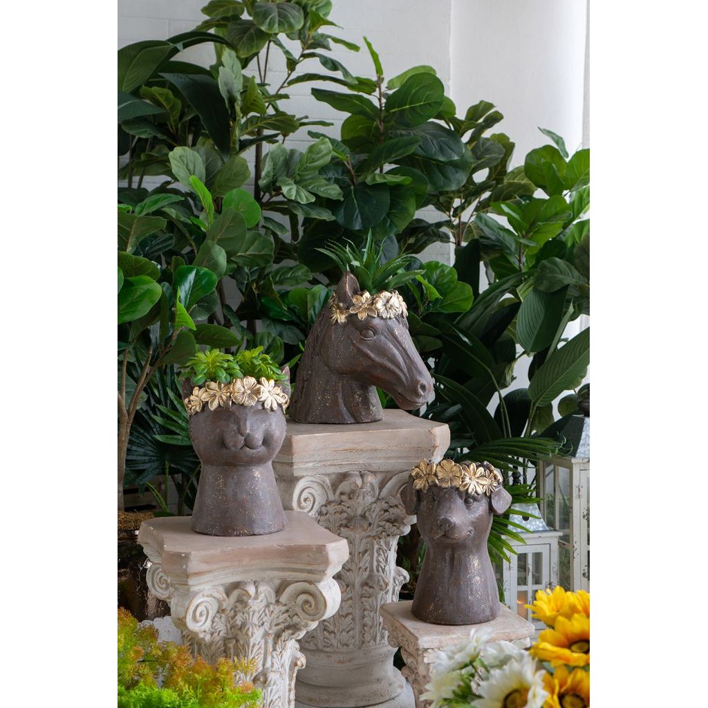 Horse  Head Planter