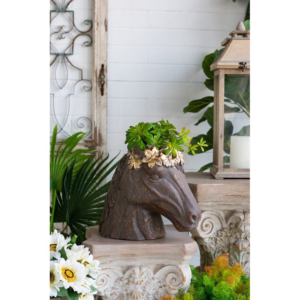 Horse  Head Planter
