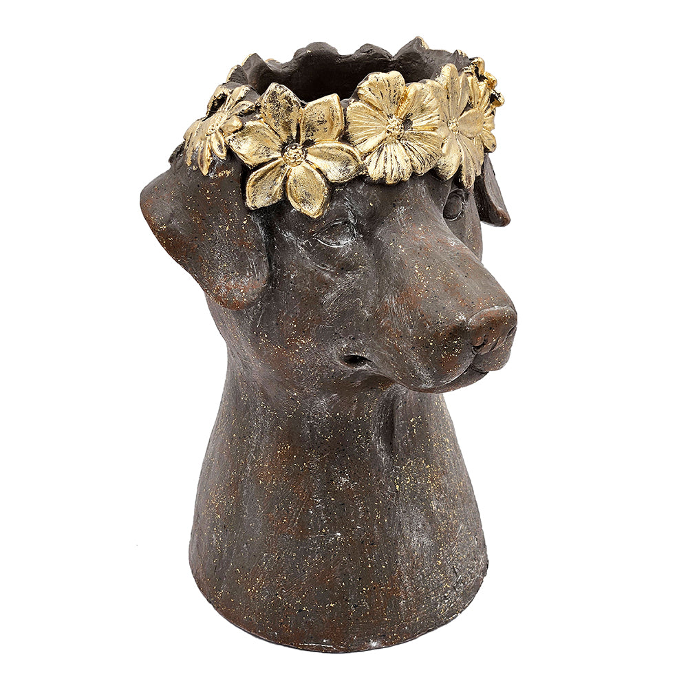 Dog Head Planter