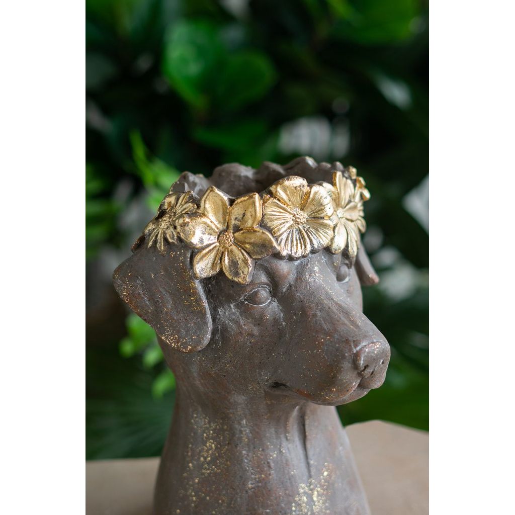 Dog Head Planter