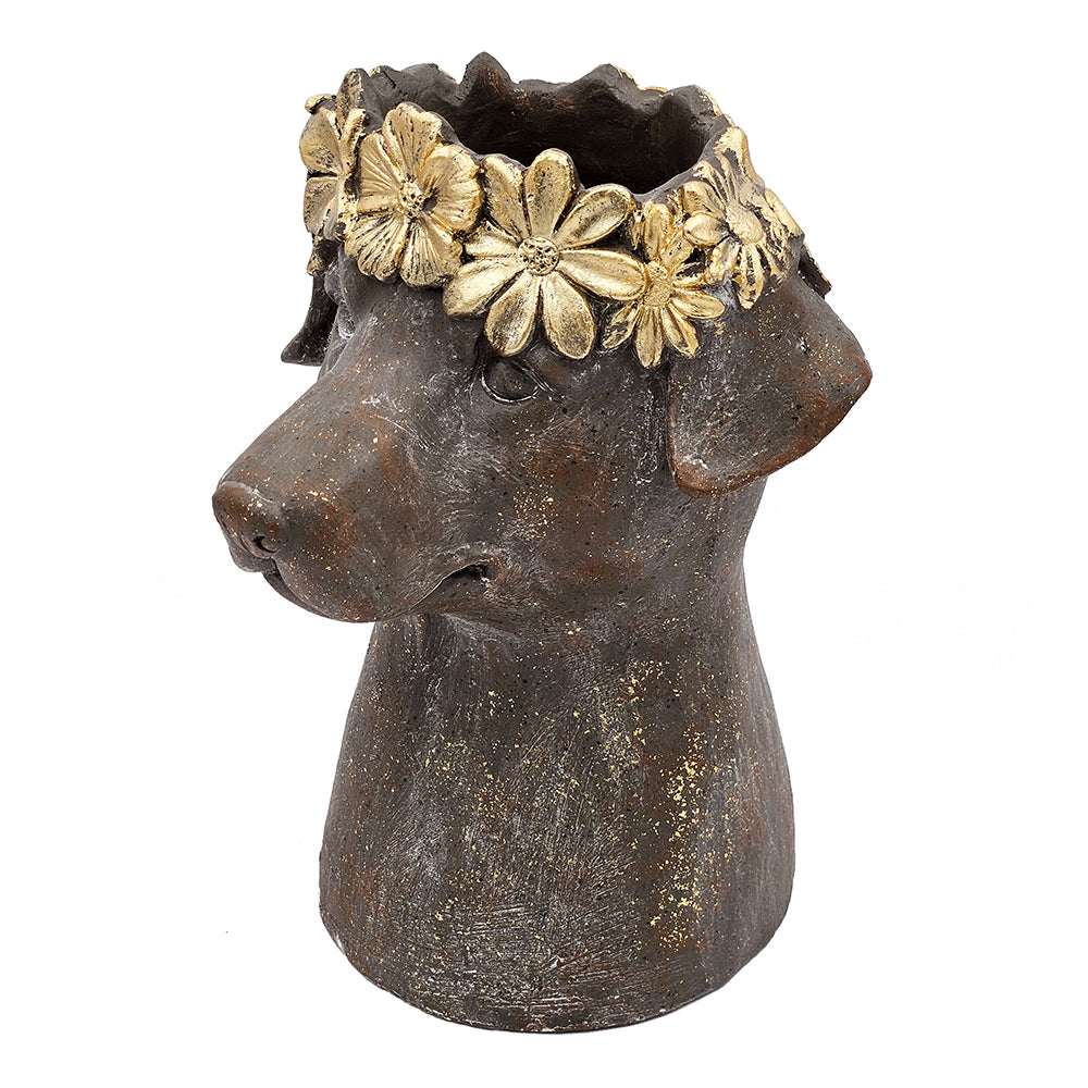 Dog Head Planter