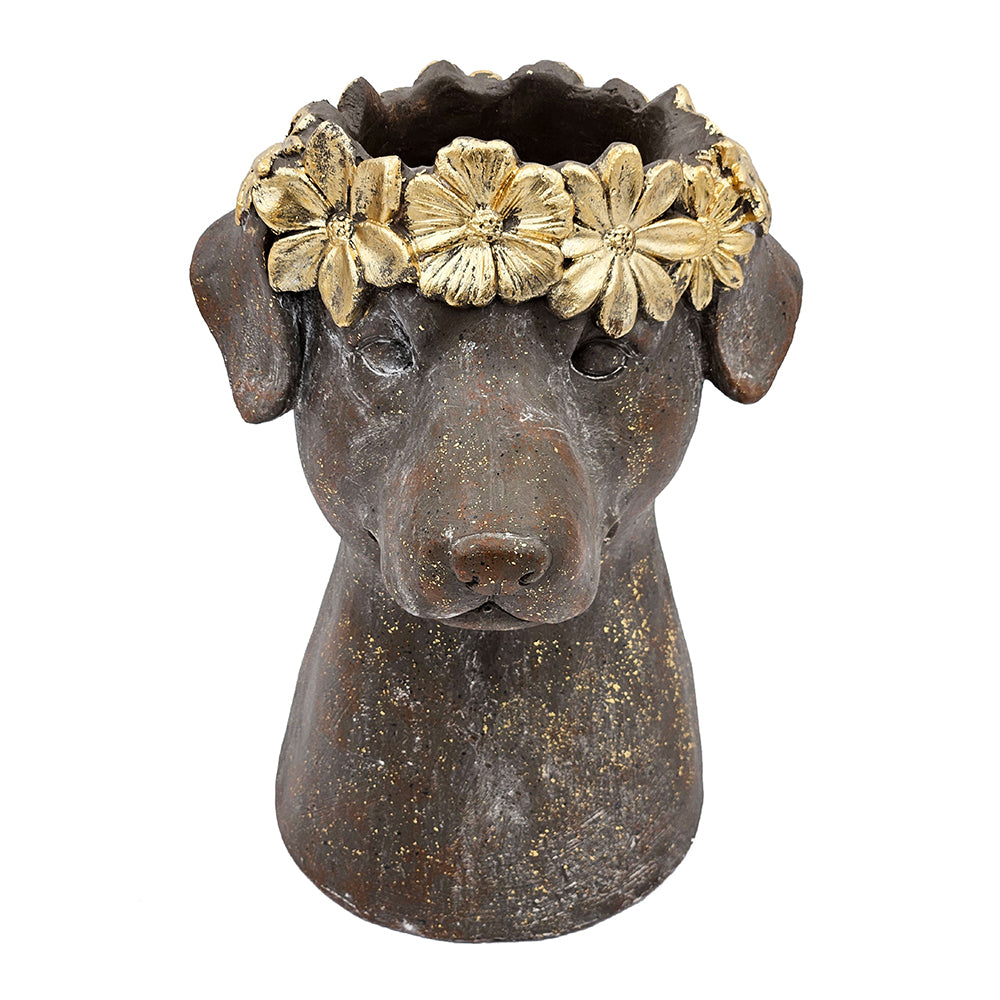 Dog Head Planter