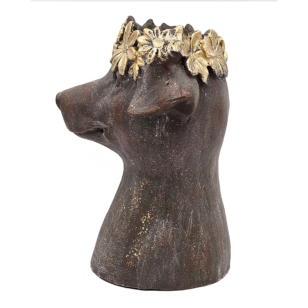 Dog Head Planter