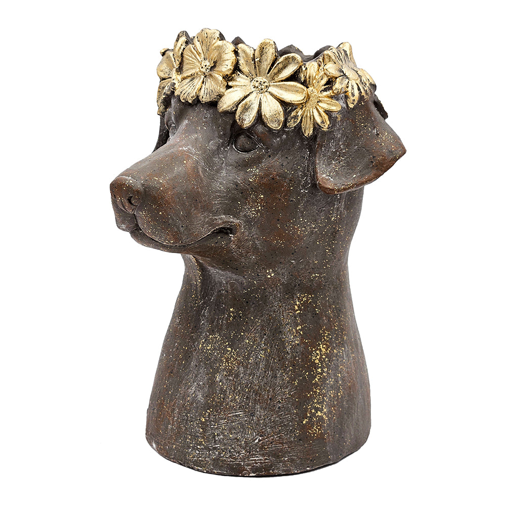 Dog Head Planter