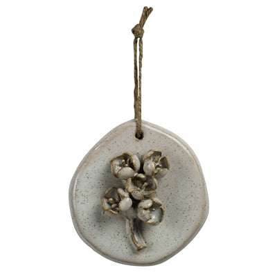 S/3 Botanical Ceramic Wall Blooms