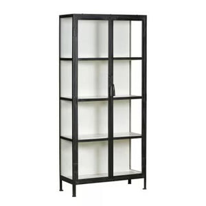 Black Iron & Glass Cabinet