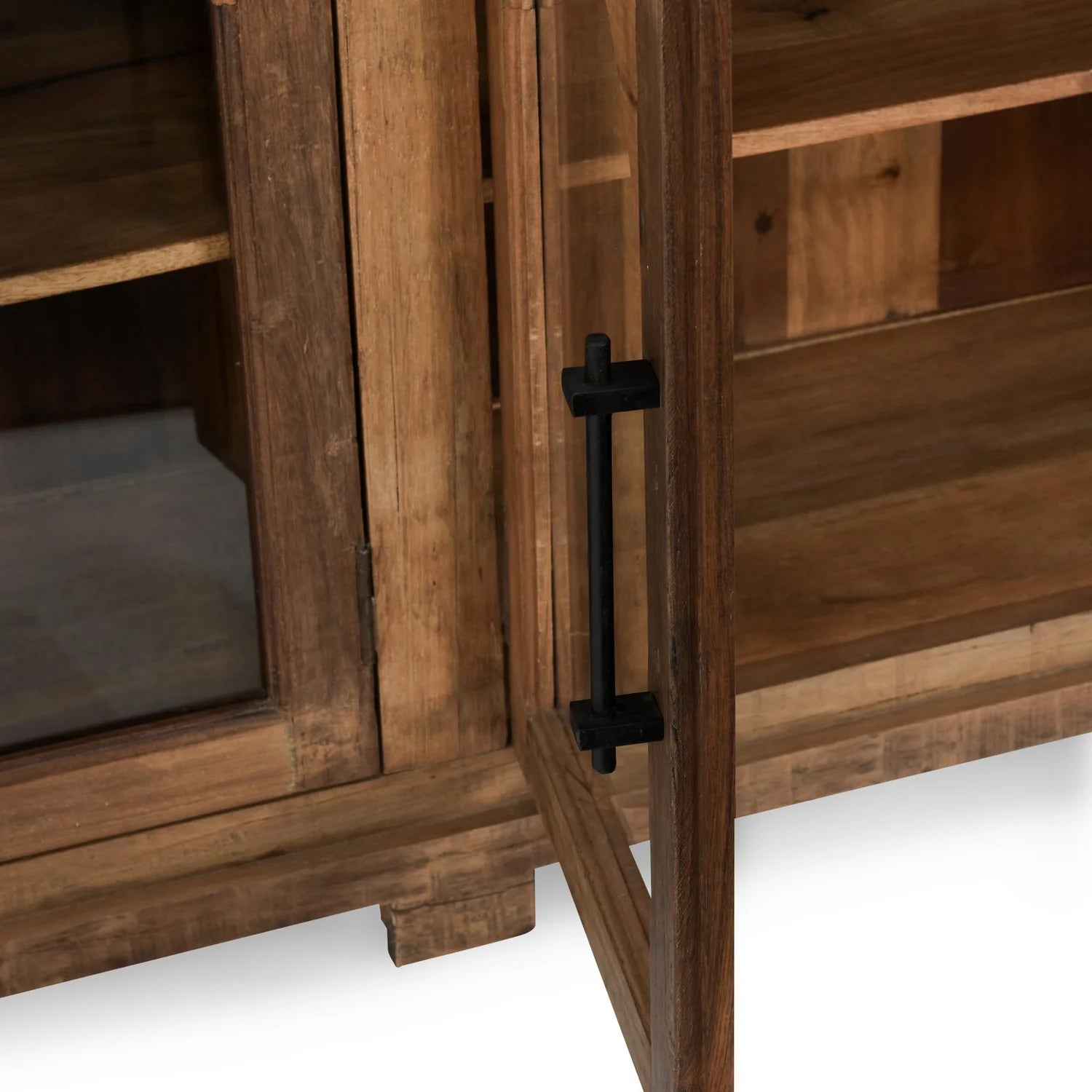 Zion Reclaimed Wood 4Dr Cabinet | Natural