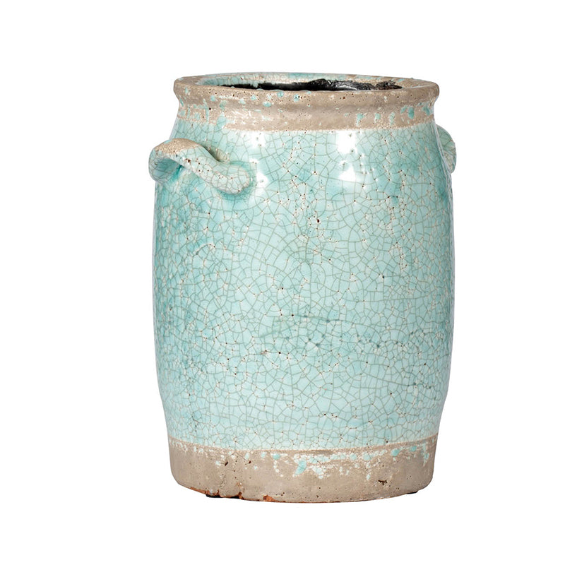 Turquoise Terracotta Vase