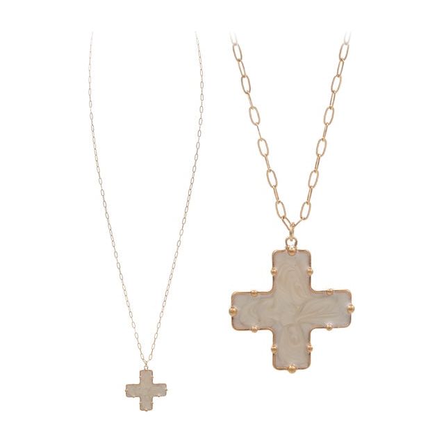 Birdie Necklace | White