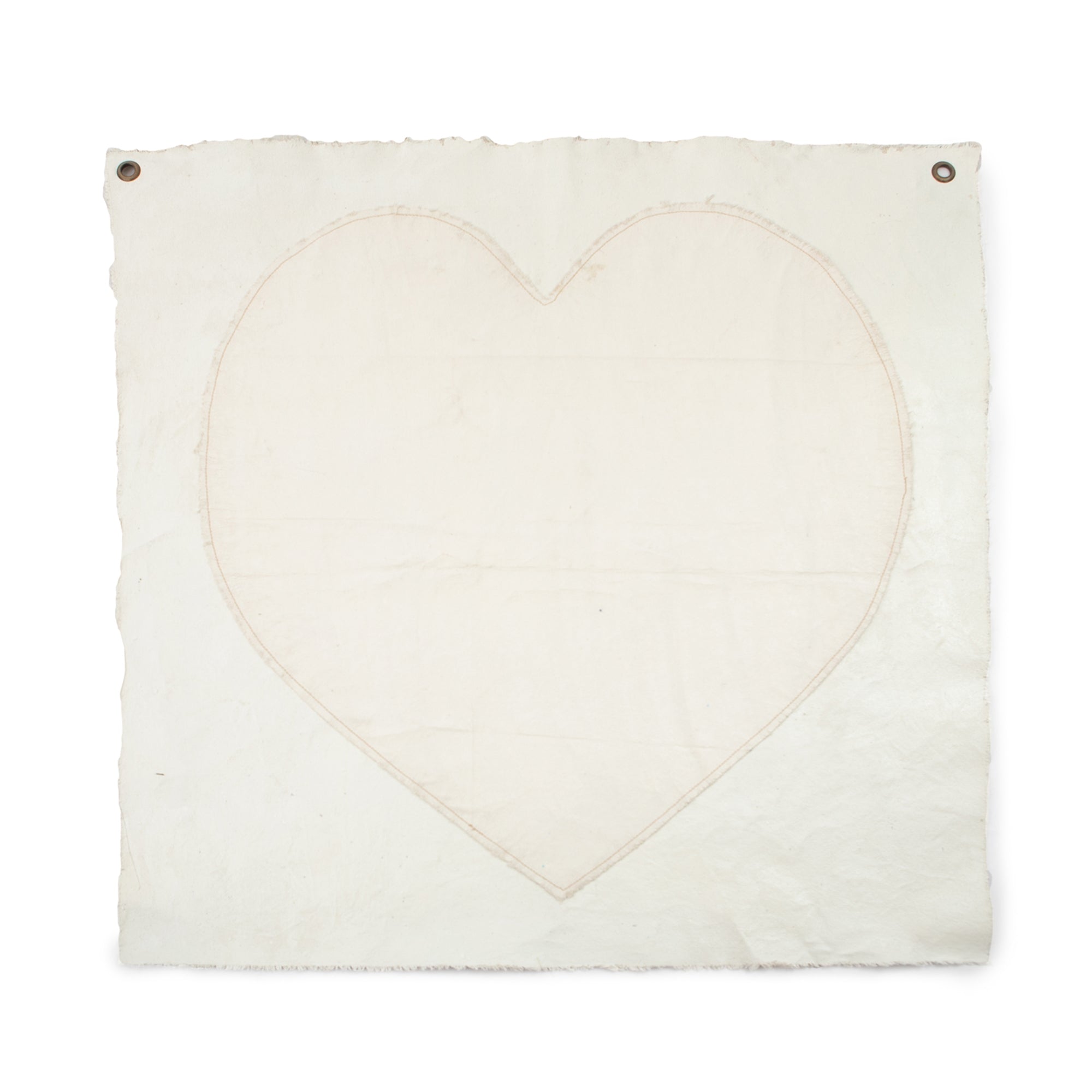 Stitched Heart Hand-Painted Wall Tarp