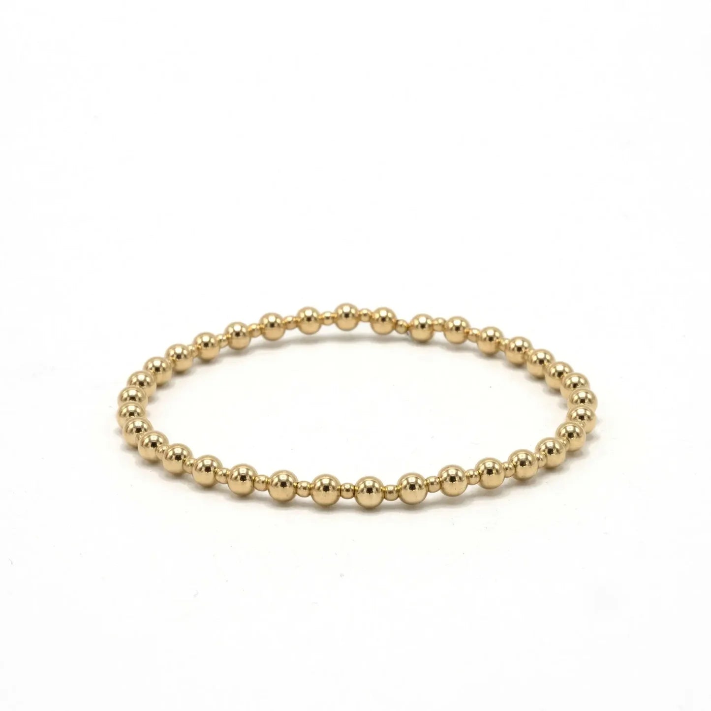 4mm+2mm+4mm Gold Filled Waterproof Dimension Bracelet