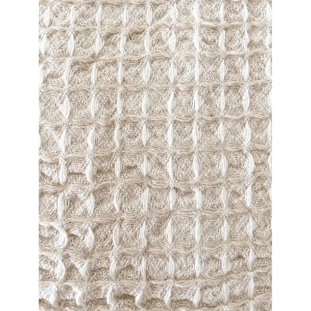 Turkish Cotton Waffle Bath Towel | 2-Tone