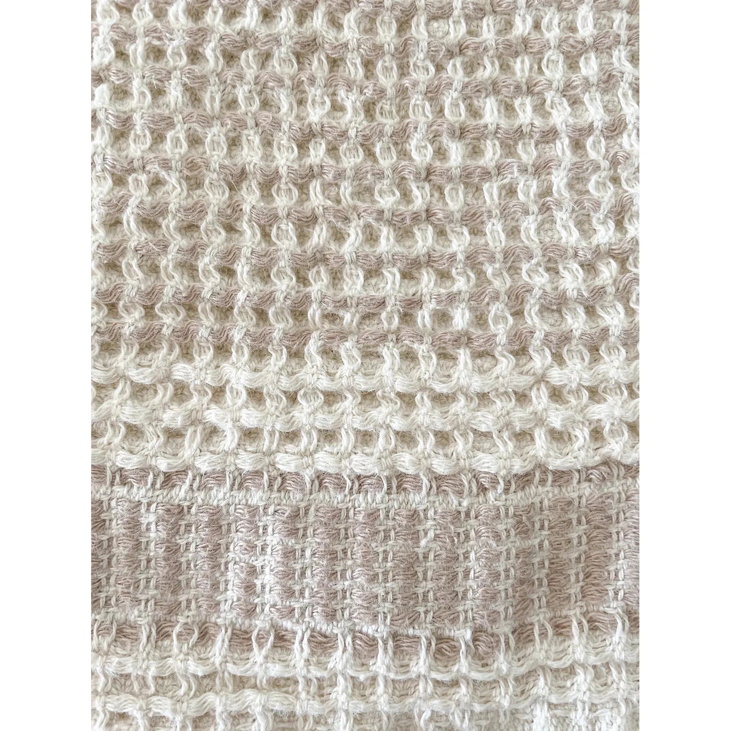 Turkish Cotton Bath Towel | Waffle Striped